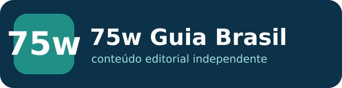 75w Guia Brasil Logo